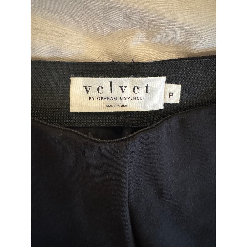 Velvet by Graham & Spencer Black A-Line Mini Skirt - Size Small - Picture 4 of 5